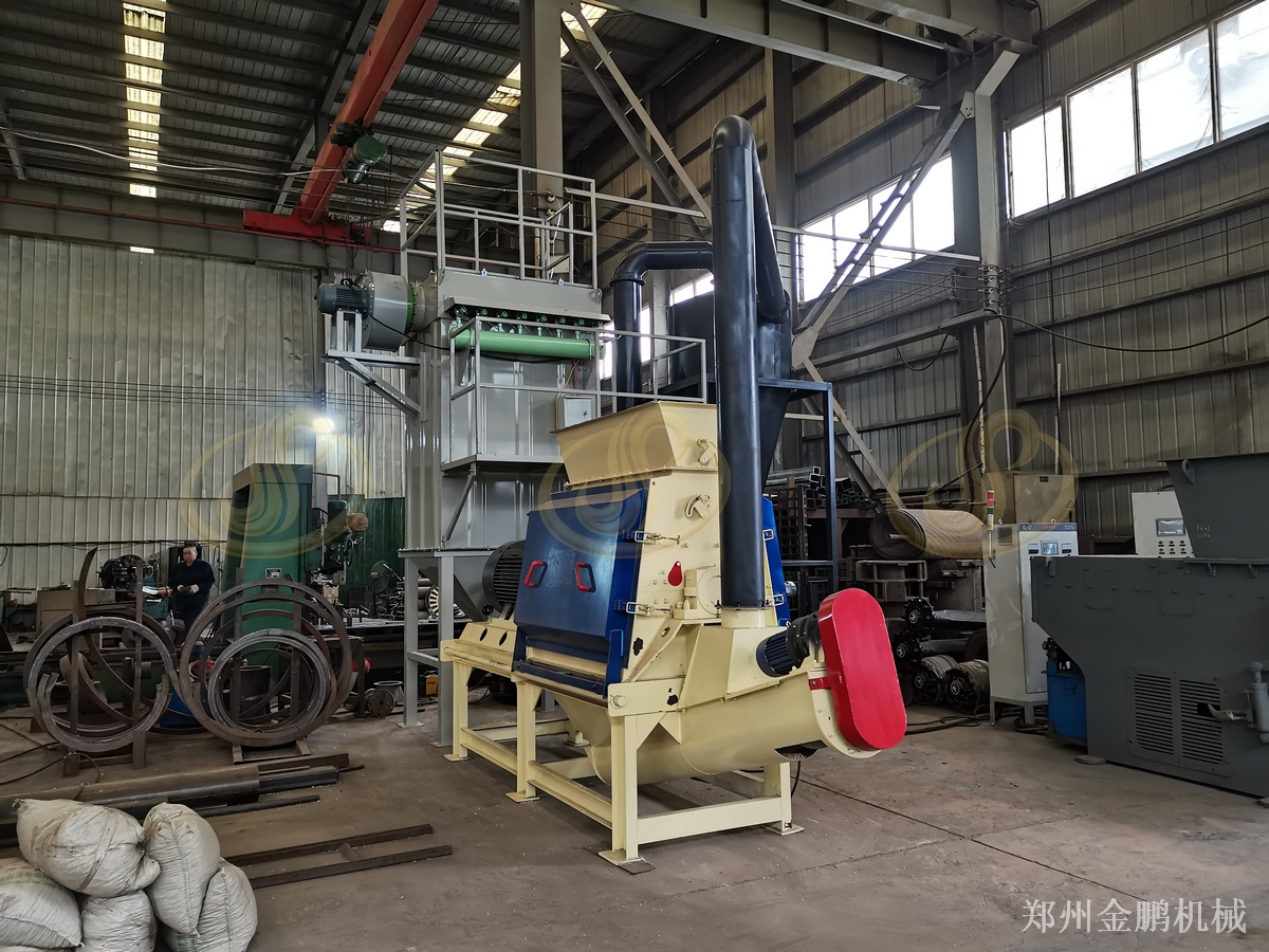 郑州金鹏树叶粉碎机用于细碎物料处理